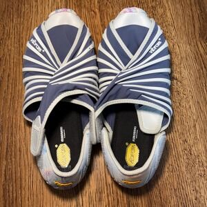 Vibram Furoshiki Wrapping Shoes Womens 7-7.5 Blue Gray Tie Dye Sneaker